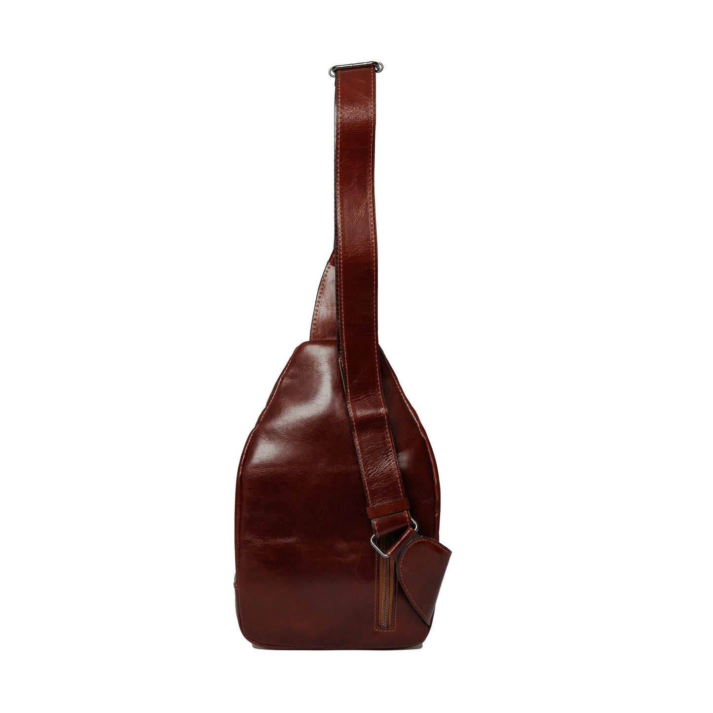 Mochila Transversal em Couro Legítimo Las Vegas