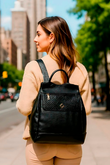 Mochila em Couro Legítimo Santa Fé