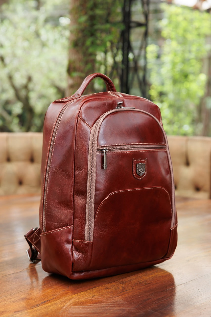 Mochila em Couro Legítimo Turim