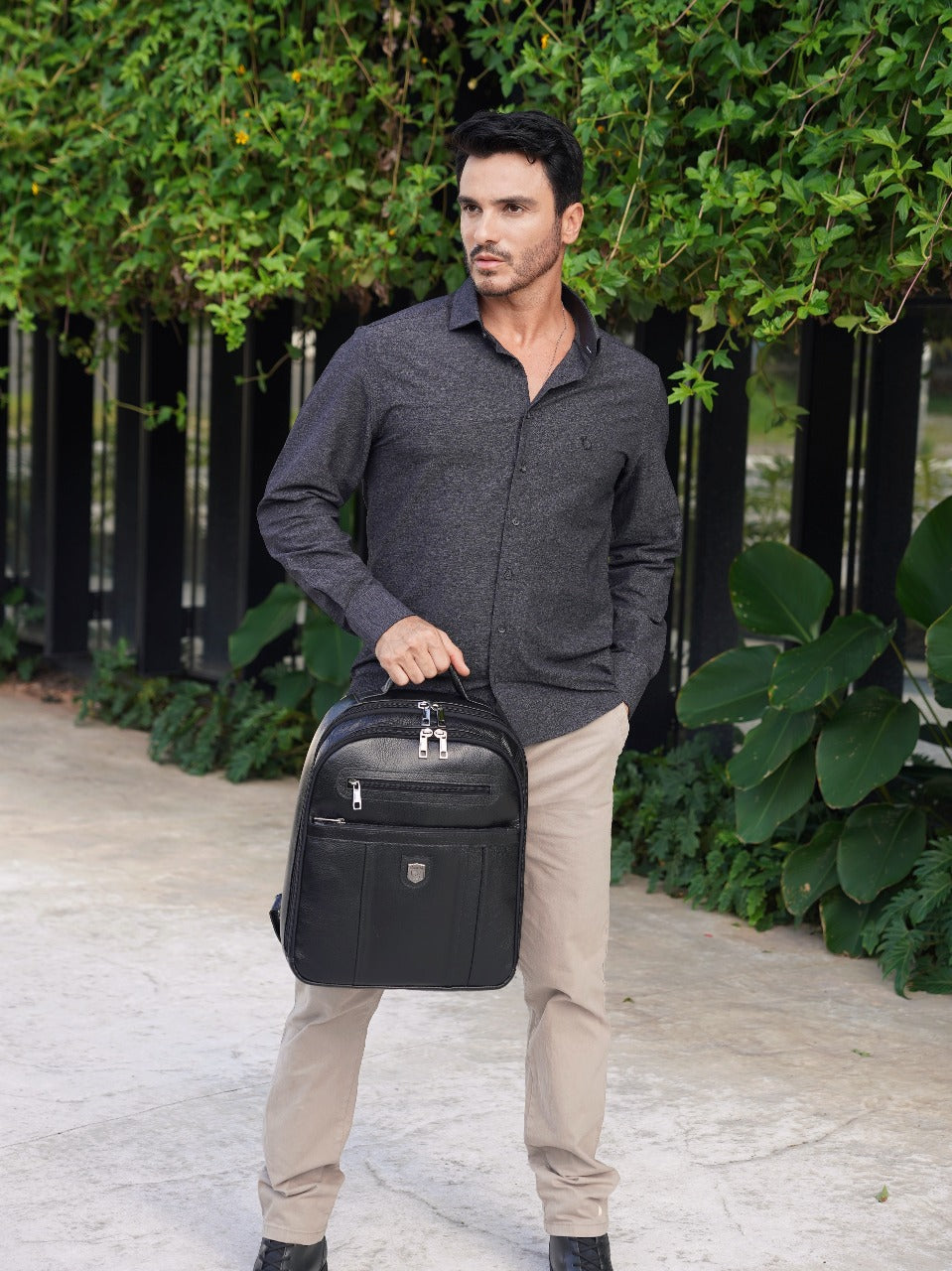 Mochila em Couro Legítimo Palermo