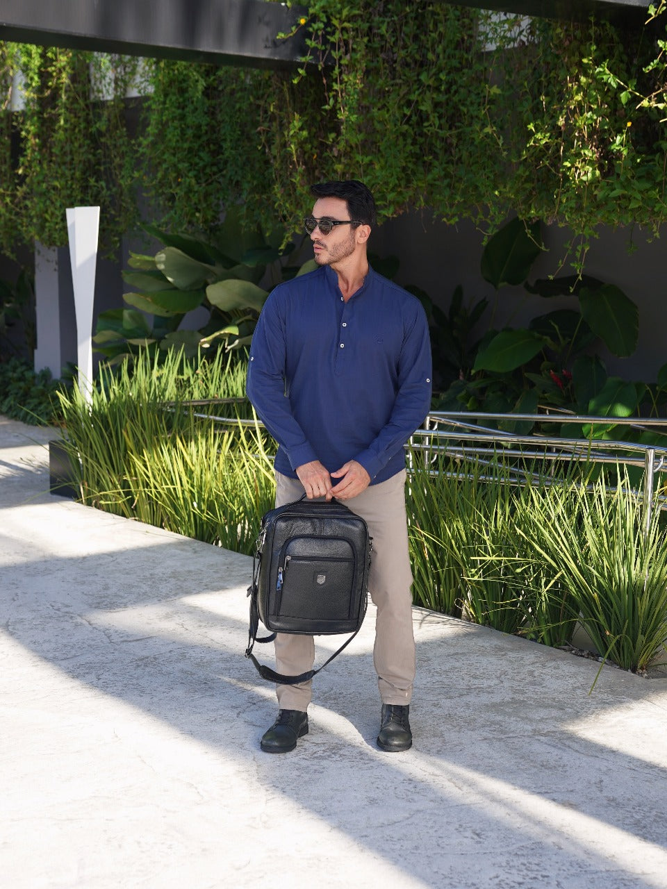 Mochila em Couro Legítimo Liverpool