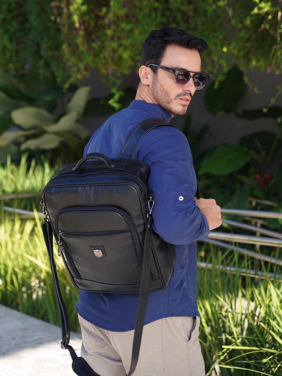 Mochila em Couro Legítimo Liverpool