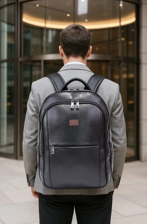 Mochila em Couro Legítimo Sydney