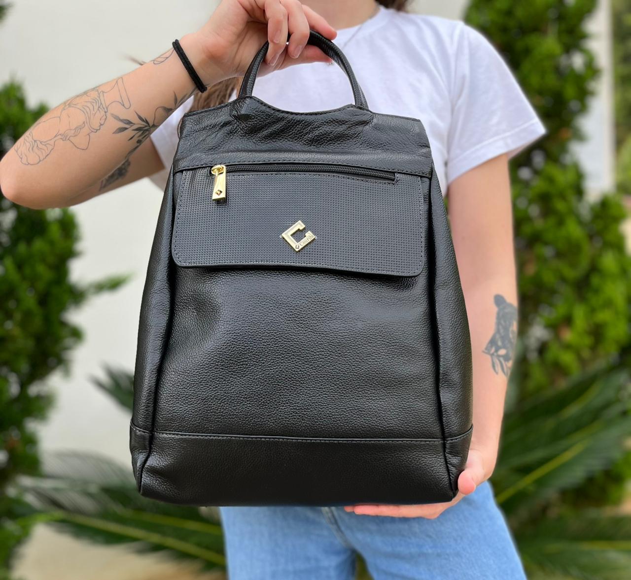 Mochila em Couro Legítimo Santa Fé